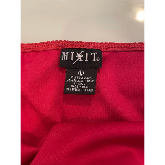 Vintage Y2K Knee Length Snake Print Skirt Pink Lined Size L Elastic Waist - Picture 4 of 6